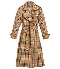Burberry Vintage Check Trench Coat Designer Trench Coats Trench Coat Coats For Women