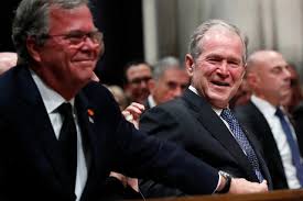 Former President George W Bush Smiles ...