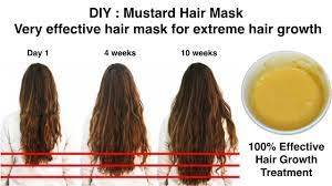 This pack also boosts the production of collagen, which promotes hair growth. Extreme Hair Growth In Just 10 Weeks Diy Mustard Hair Mask Youtube