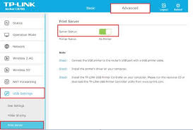 How To Setup And Share A Printer On Tp Link Cable Modem Routers Blue Ui