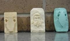 Fine Arts Magnet Relief Sculpture Carve An Egyptian Motif In Soap Classic art with a reimagined egyptian relief sculpture: