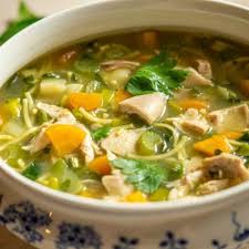 Anti Erkaltungs Huhnersuppe Aus Dem Thermomix Rezept Thermomix Suppe Thermomix Rezepte Abendessen Rezepte