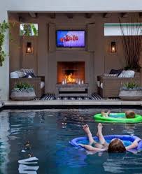 50 Stunning Tropical Home Design With Mini Pool Home Homedesign Minipoodle Pool Patio Swimming Pools Backyard Small Pool Design