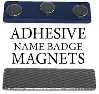 Adhesive Name Badge Magnets