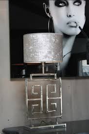 Tafellamp RVS + Velours Kap Eric Kuster Stijl Kopen