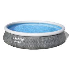 Piscine Autoportee Bestway Fast Set Aspect Rotin 3 96 X 0 84 M