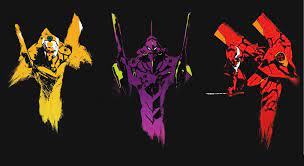 Neon Genesis Evangelion Eva Unit 00 Eva Unit 01 Eva Unit 02 Simple Background Drawing 1080p Wallpaper Hd Neon Genesis Evangelion Evangelion Neon Evangelion