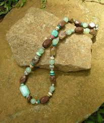 Semi Precious Stone Necklace Semi Precious Stone Necklaces Stone Jewelry Necklace Semiprecious Stone Jewelry