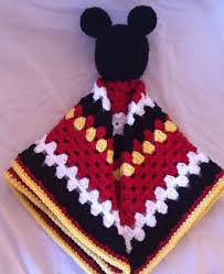 Mickey Mouse Lovey Security Blanket Orgu Modelleri Amigurumi Ve Battaniye