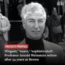When Luiz Valente, professor of comparative literature and Portuguese and  Brazilian studies, was asked to describe his lasting impression of his  former teacher and colleague, Arnold Weinstein, professor emeritus of  comparative literature,