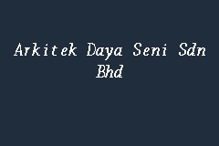 Arkitek daya seni sdn bhd. Arkitek Daya Seni Architecture In Kuchai Lama