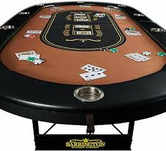 10 Player Poker Table Texas Holdem Folding Portable Casino Felt Top Cushioned In 2020 Poker Table Poker Casino Games