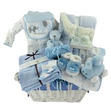 My heartfelt congratulations go to you dear and best wishes to your cute son. Luxurious Baby Boy Gift Basket Hazelton S Usa