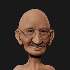 Gandhi Cg 3d Zbrush Art 3dart Character Design Conceptart Sculpt Digitalsculpt Pixologic Model Charactermo Character Modeling Sculpting Concept Art