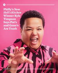 Congrats to new Hell's Kitchen winner Kyle Timpson of North Philly. At the  link in our bio, he talks to @phillyvictor about growing up down the Shore  and Gordon Ramsay's foul mouth —
