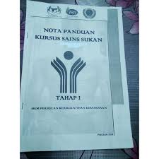 Psikologi sukan (sains sukan) dan program perusahaan. Preloved Buku Nota Panduan Kursus Sains Sukan Tahap Satu Pindaan 2008 Shopee Malaysia