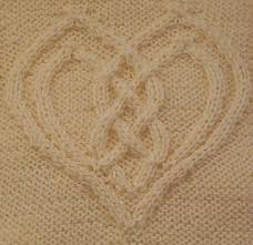 Nordstrom woven heart cable knit crew neck sweater cream ivory womens sz s small. Ravelry Cabled Heart Pattern By Devorgilla S Knitting Sometimes