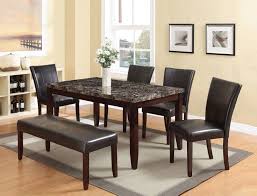 Acme 70520 22 23 6 Pc Idris Faux Marble Top Espresso Wood Dining Table Set In 2020 Dining Room Table Marble Solid Wood Dining Chairs Dining Table Marble