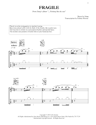 Use of this label isn't foolproof but it will improve the chances that the shipping carrier will handle the parcel with caution. Dominic Miller Fragile Sheet Music Download Printable Pdf Score Sku 487321