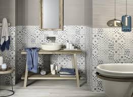 My vanity is stained black and my linen cabinets are black and natural walnut. Tiles Pearl Dark Light And Dove Grey Marazzi