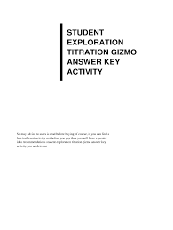 Student exploration titration gizmo answer key. Titration Gizmo Answer Key Fill Online Printable Fillable Blank Pdffiller