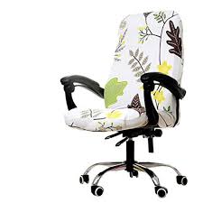 1pc Rotating Office Computer Chair Cover Spandex Covers For Chairs Lycra Chair Stretch Case To Fit Offic Chair Covers Slipcover Office Chair Cover Chair Covers