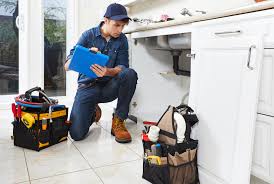 HVAC technician at work