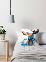 We've collected 36 beautiful primitive country decor ideas for your home. Artsy Blue Moose Throw Pillow Homebnc