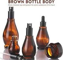 Amazon.com: 2Pcs 100ml/3.3oz Empty Refillable Amber Gourd ...