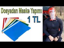 Seffaf Dosyadan Maske Yuz Siperi Yapimi 100 Cok Kolay Maskeler Yuzler Dosya