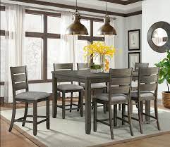 Yitahome bar table, industrial 47.2 bar height dining table with 2 chairs, minimalist bistro table set for kitchen living room cafe pub, sturdy steel structure, easy assembly, rustic brown. Cato Grey Counter Height Dining Table Dct300 Only 299 00 Houston Furniture Store