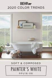 Pair it with white trim and textiles for a beautiful, classic look. Color Of The Month Quiet Time Colorfully Behr Trending Bathroom Colors Behr Paint Colors Paint Colors For Home