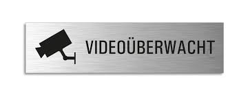 Vertritt, werden die gefangenen in der psychiatrischen abteilung rund um die uhr videoüberwacht; Turschild Videouberwacht Hinweisschild Mit Real De