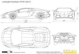 Automotive Blueprints Lamborghini Aventador Lamborghini Aventador Lp700 Lamborghini