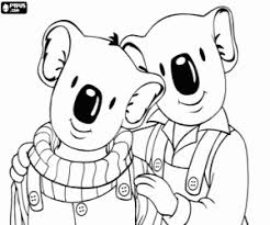 Ausmalbilder Frank Und Buster Die Koala Bruder Zum Ausdrucken