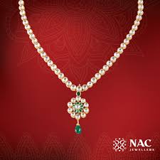 044 4399 6666 address : Nac Jewellers On Twitter Flawless Diamond Necklace With A Flower Pendant Studded With Emeralds Tasteful Party Wear