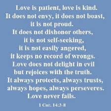 1 Corinthians 14 3 8 Inspirational Thoughts Love Is Patient Scripture