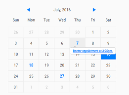 Create A Simple Event Calendar With Javascript Caleandar Js Css Script