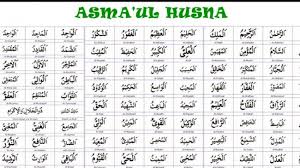 Menghafalkan asmaul husna akan memberikan banyak. Kaligrafi Arab Islami Kaligrafi Asmaul Husnah Lengkap