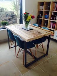 Reclaimed Industrial Chic 4 6 Seater Dining Table Bar Cafe Etsy 6 Seater Dining Table Kitchen Table Metal Metal Dining Table