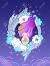 Cartoon Purple Cute Mermaid