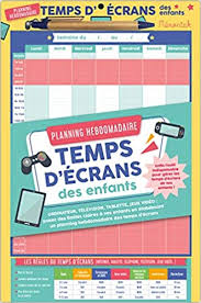 Planning semaine 39 p2 (pdf, 38660 ko). Planning Hebdomadaire Temps D Ecrans Des Enfants Memoniak 2020 Blocs Aimantes Memoniak French Edition Editions 365 9782377613069 Amazon Com Books