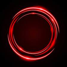 Abstract Circle Neon Light Red Frame Halo Vector Background Abstract Art Png And Vector With Transparent Background For Free Download Red Frame Neon Neon Lighting