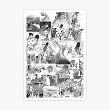 In this way, the title can refer to both the advancing threat of the titans or to a single attacking titan. Attack On Titan Manga Collage Poster By Animecollages Redbubble