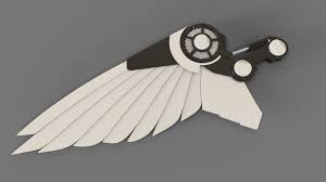 Robot Wing 3d Model Robots Drawing Robot Concept Art Robots Concept
