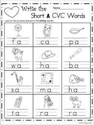 Cvc Writing Worksheet Short A Words Preschool Worksheets Writing Worksheets Cvc Words