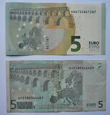 500 euro schein 100 stück banknoten spielgeld beidseitig bedruckt. Neue 5 Euro Scheine 2013 Neuer Funf Euroschein