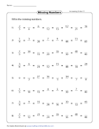 2 7 14 = 6. Equivalent Fraction Worksheets