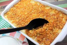 Cheesy Hash Brown Casserole Made Without Canned Soup Cheesy Hashbrowns Hash Brown Casserole Cheesy Hashbrown Casserole