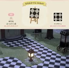 Not the repeating pattern that works like wallpaper but just one individual tile. Animal Crossing Qr Closet Black White Diamond Tiles